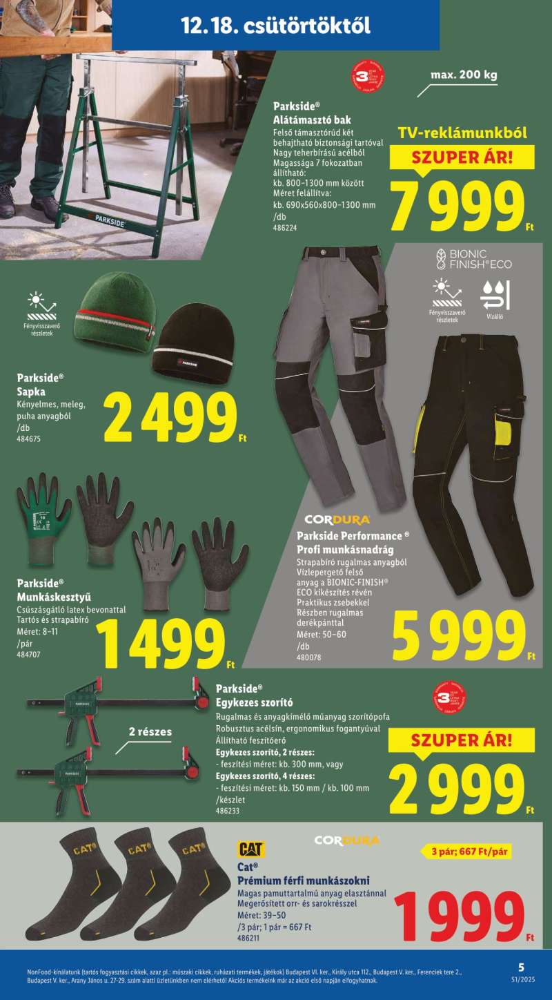 Lidl Akciós Újság NonFood 5 oldal