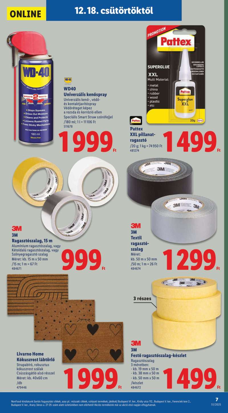 Lidl Akciós Újság NonFood 7 oldal