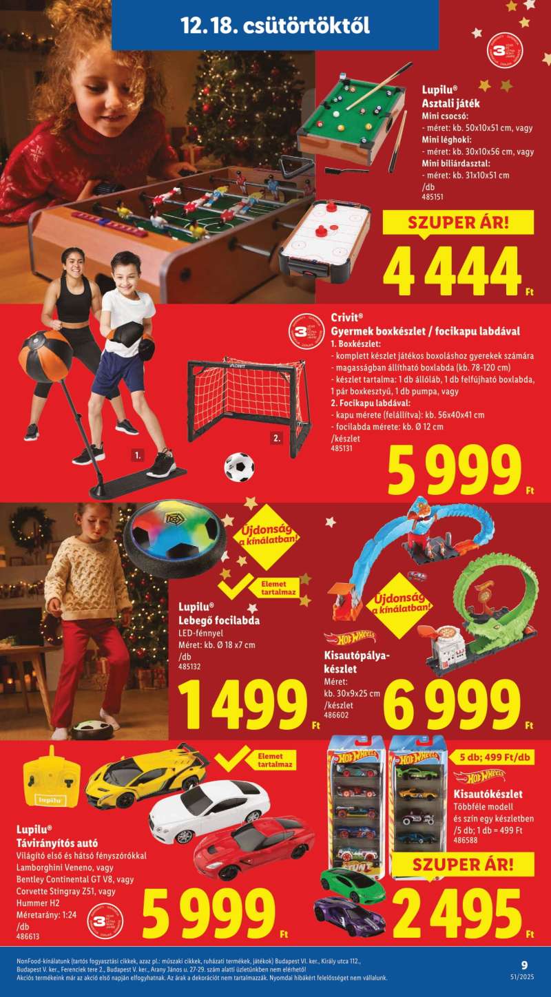 Lidl Akciós Újság NonFood 9 oldal