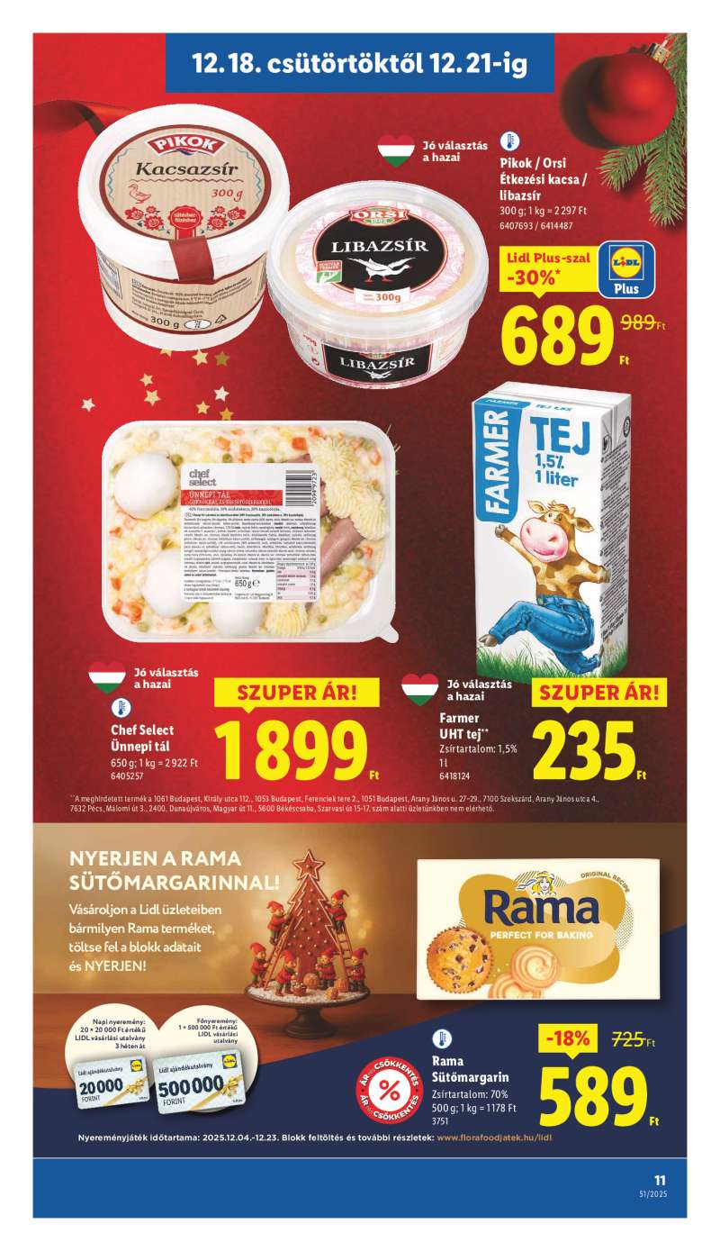 Lidl Érvényes 12.18-tól 11 oldal