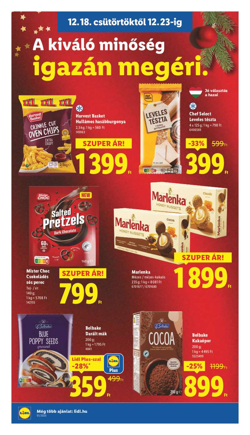 Lidl Érvényes 12.18-tól 12 oldal