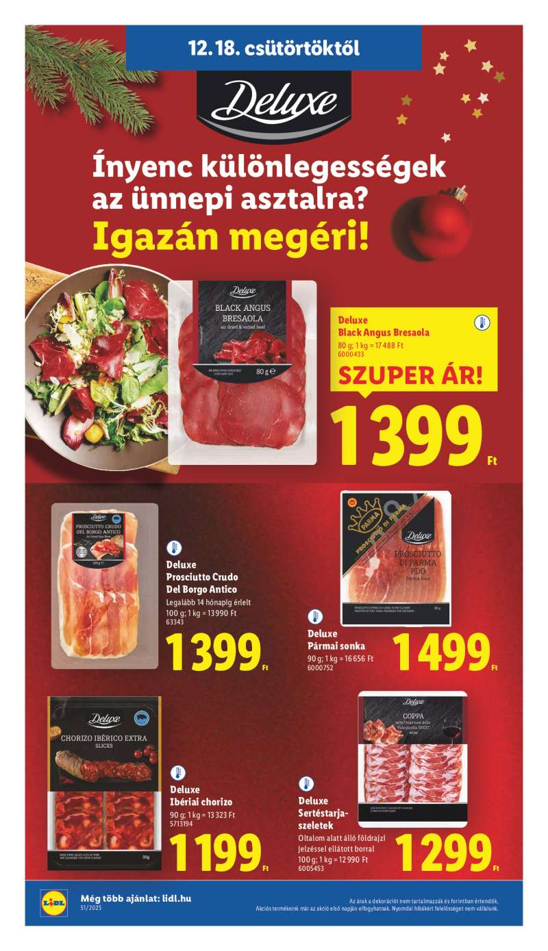 Lidl Érvényes 12.18-tól 16 oldal