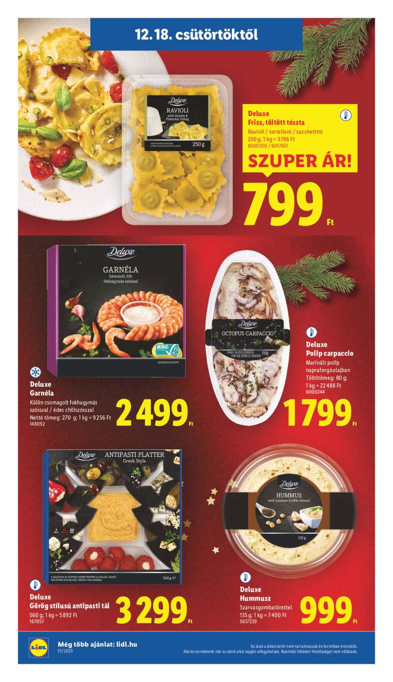 Lidl Érvényes 12.18-tól 18 oldal