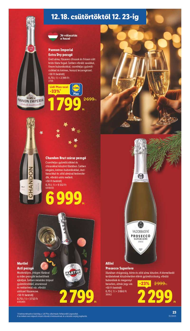 Lidl Érvényes 12.18-tól 23 oldal