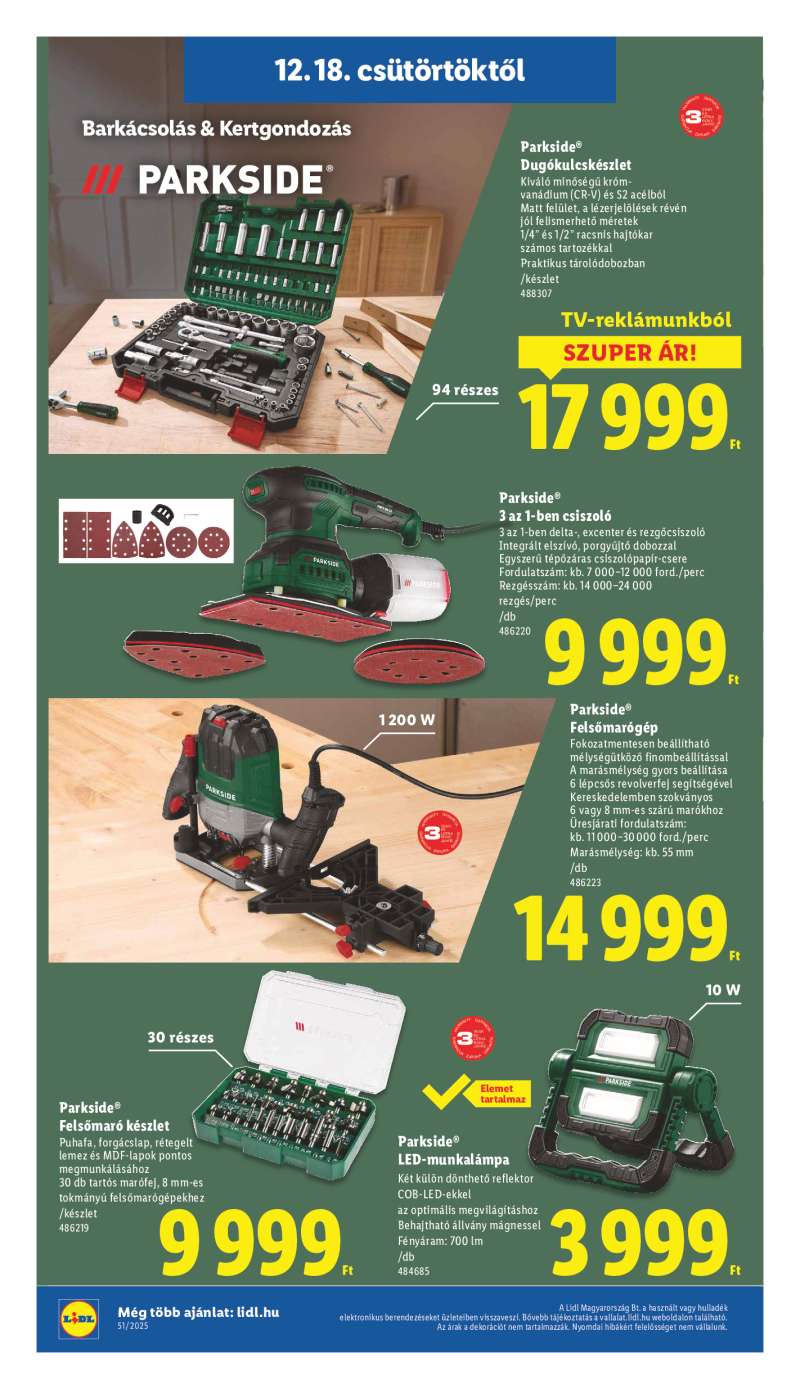 Lidl Érvényes 12.18-tól 26 oldal