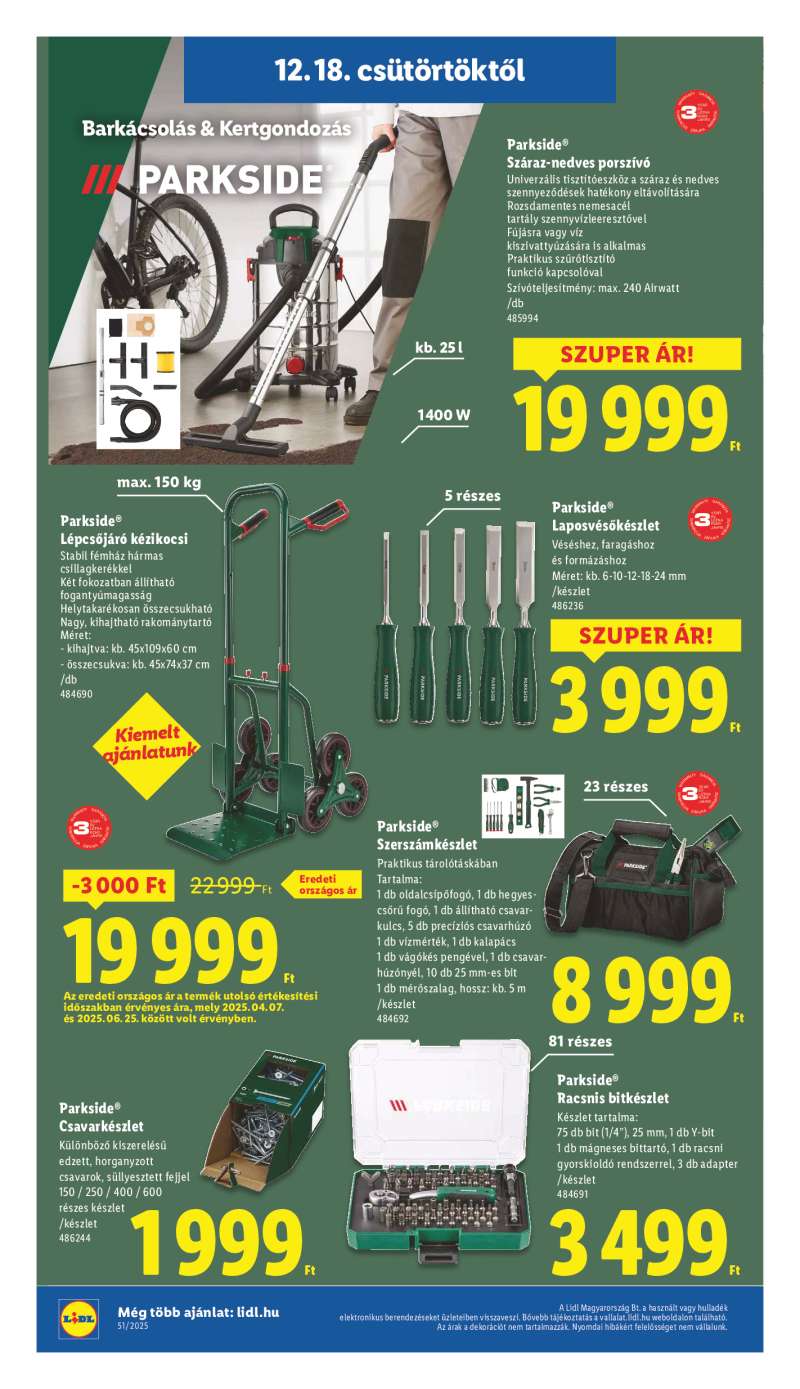 Lidl Érvényes 12.18-tól 28 oldal