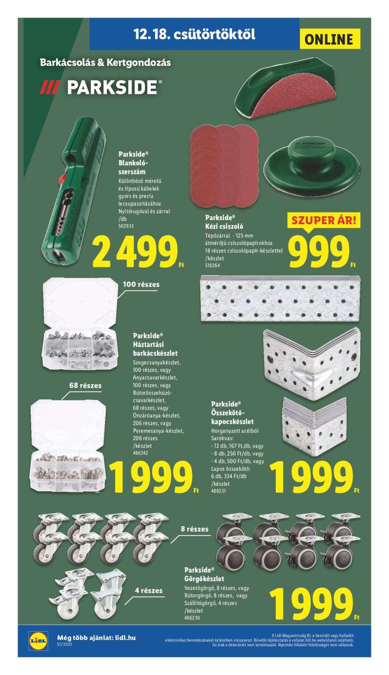 Lidl Érvényes 12.18-tól 30 oldal