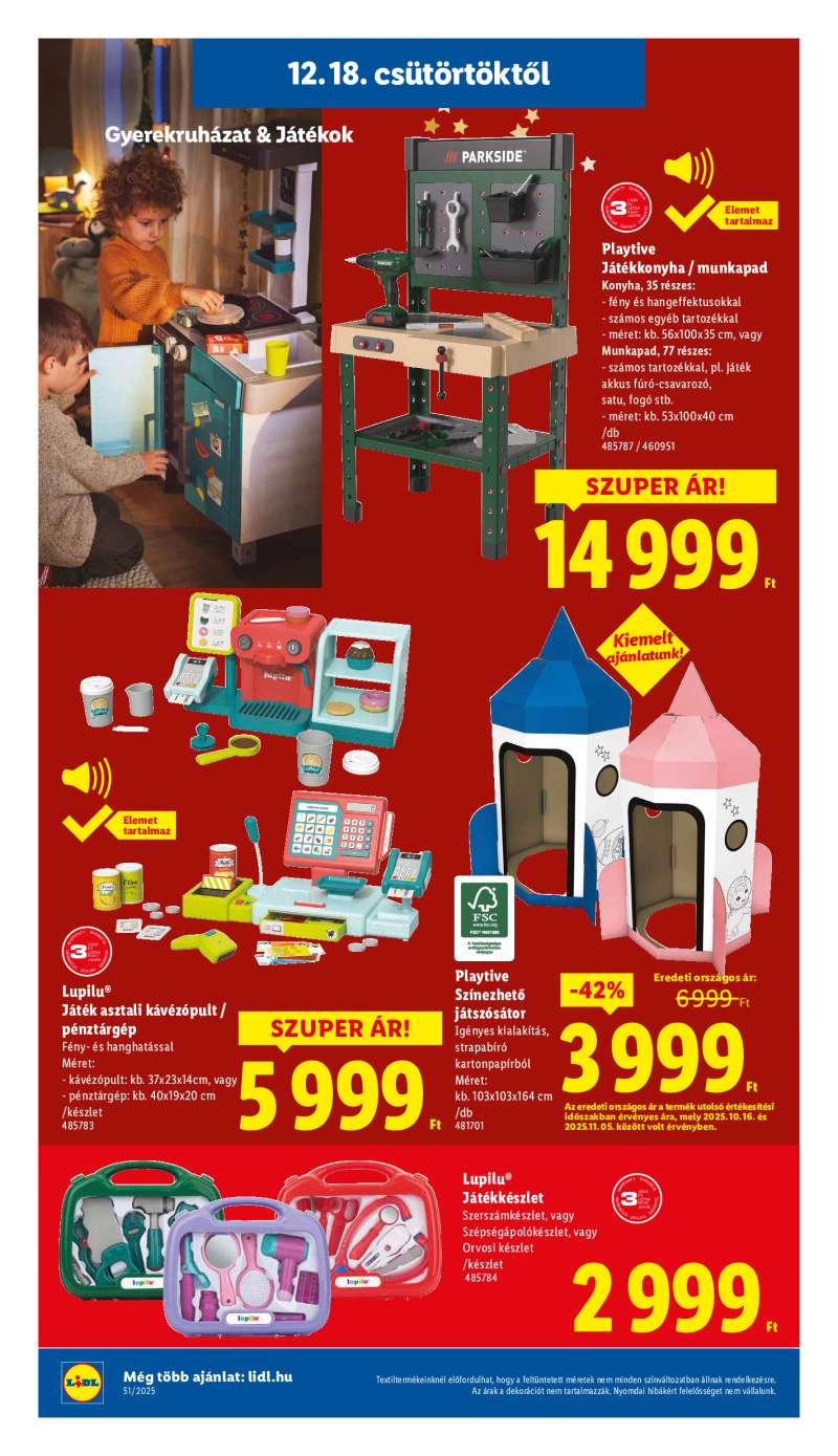 Lidl Érvényes 12.18-tól 34 oldal