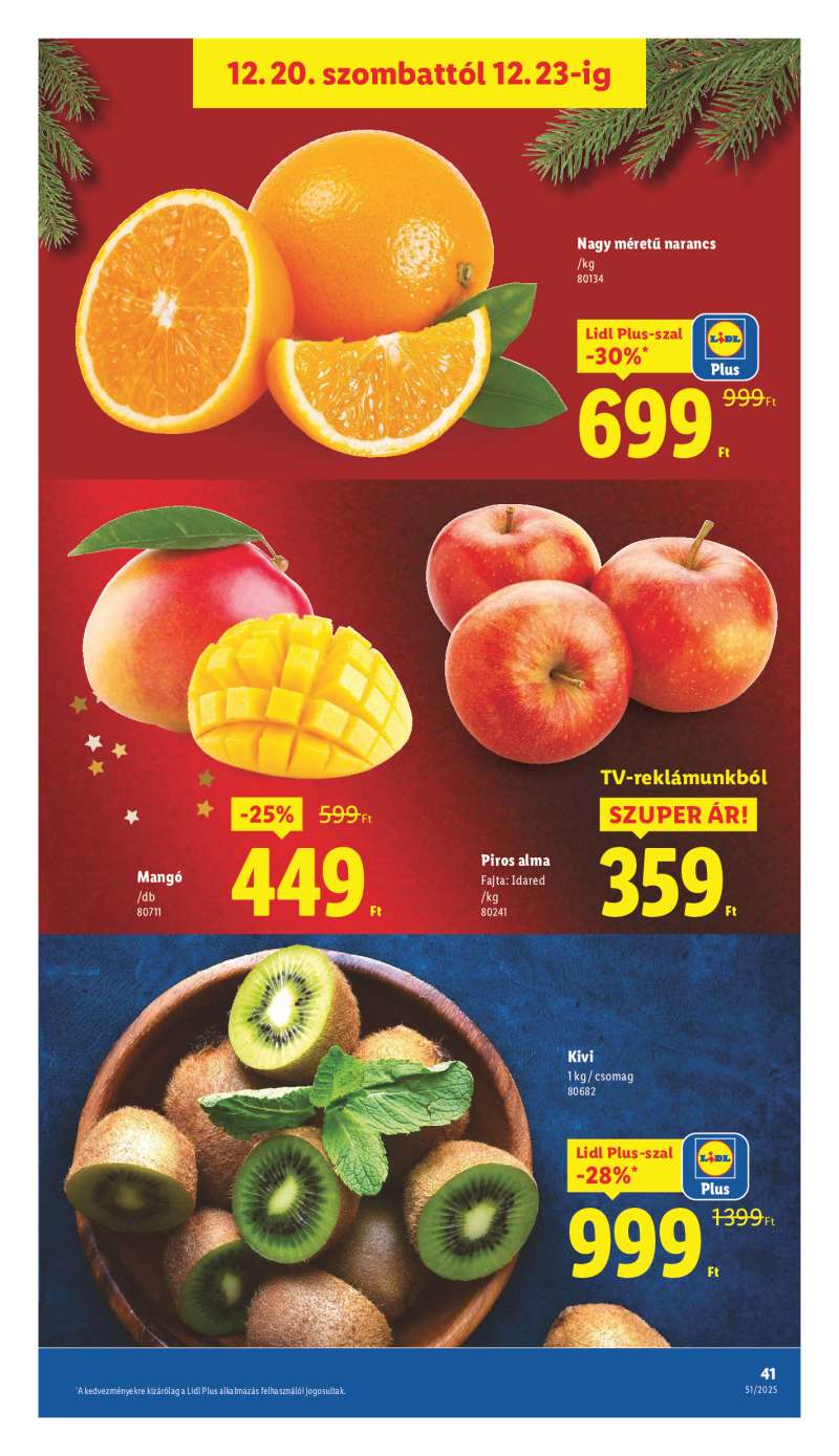 Lidl Érvényes 12.18-tól 41 oldal