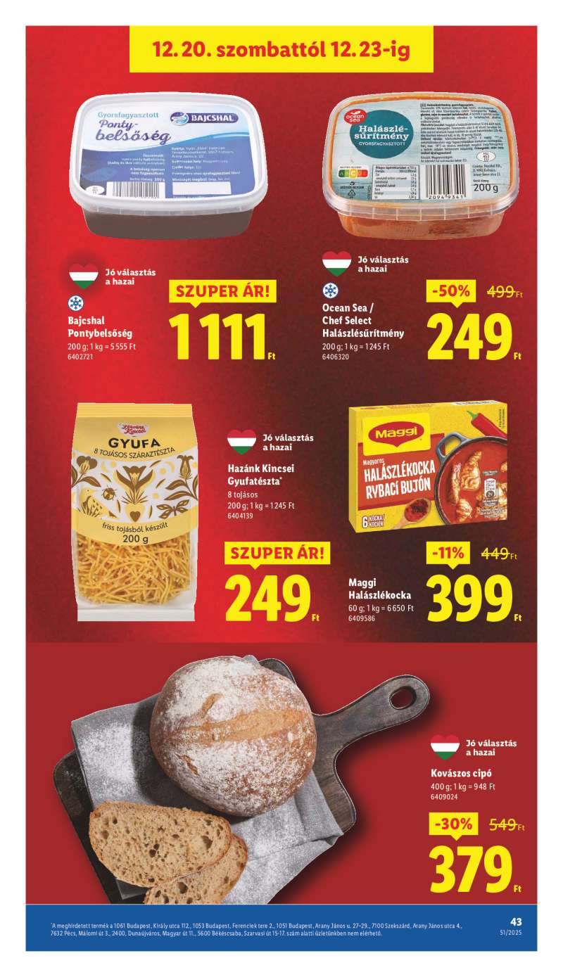 Lidl Érvényes 12.18-tól 43 oldal