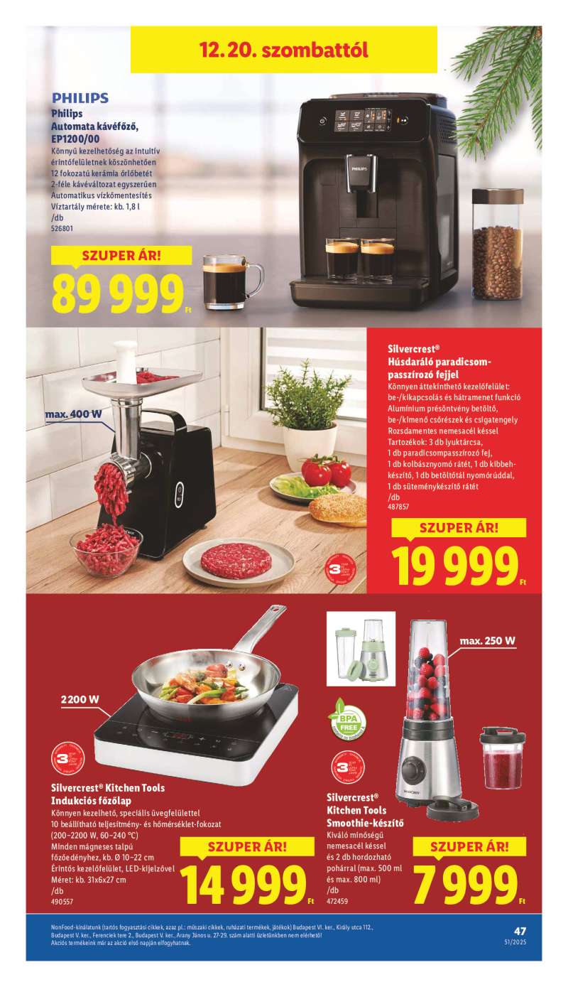 Lidl Érvényes 12.18-tól 47 oldal