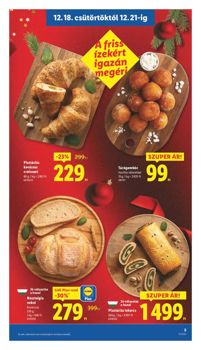Lidl Érvényes 12.18-tól 5 oldal