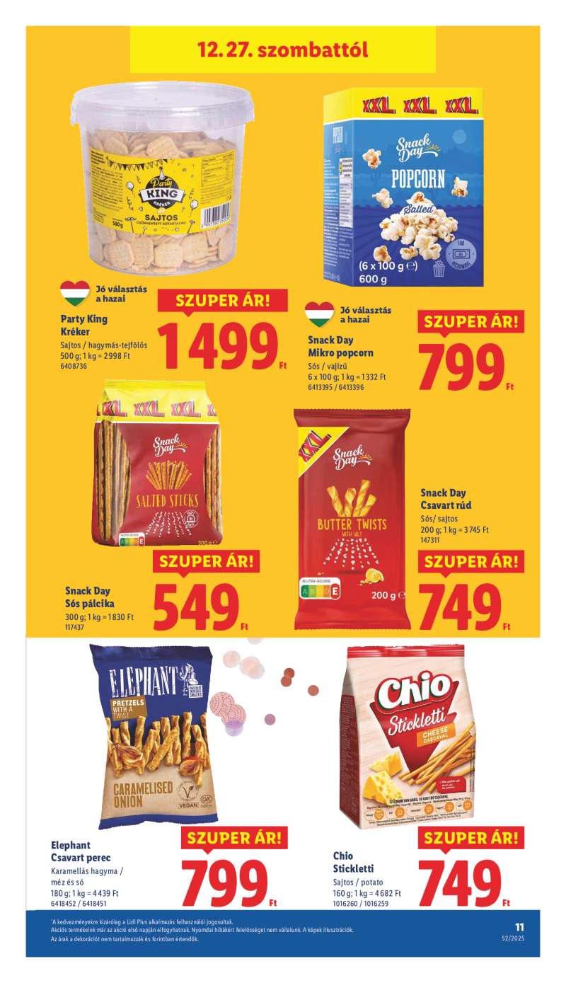 Lidl Érvényes 12.27-től 11 oldal