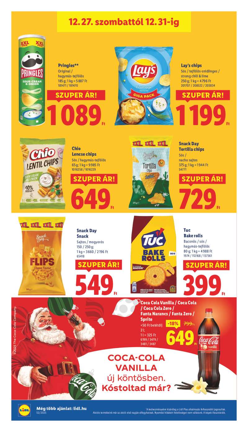 Lidl Érvényes 12.27-től 12 oldal