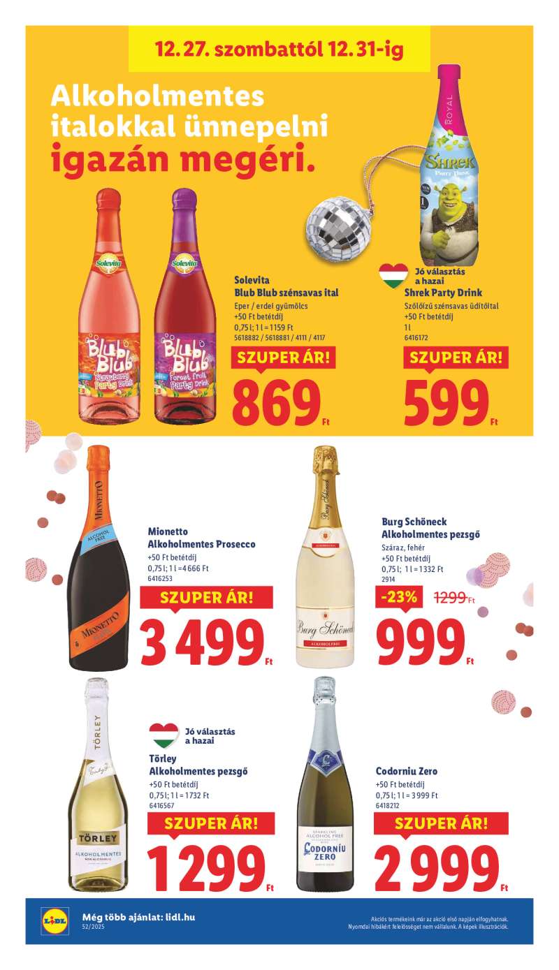 Lidl Érvényes 12.27-től 14 oldal