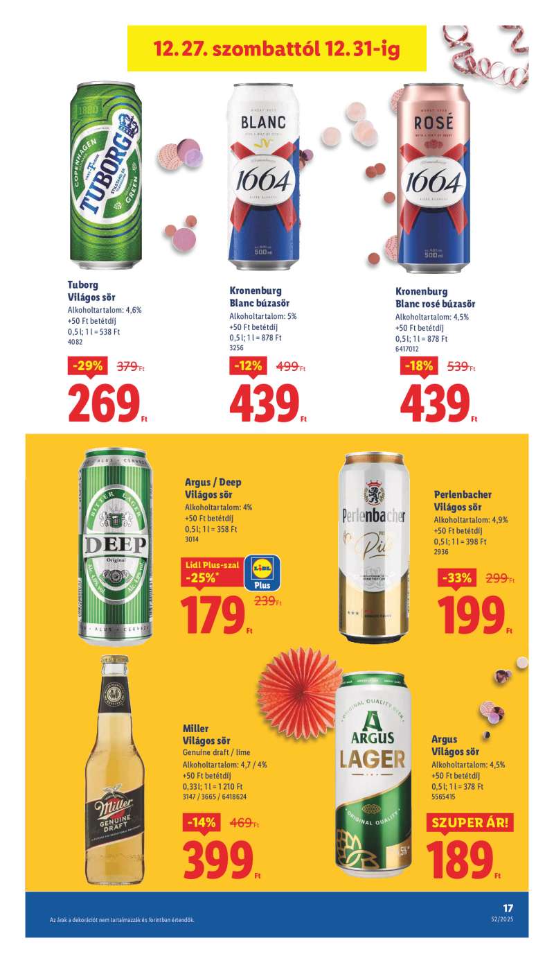 Lidl Érvényes 12.27-től 17 oldal
