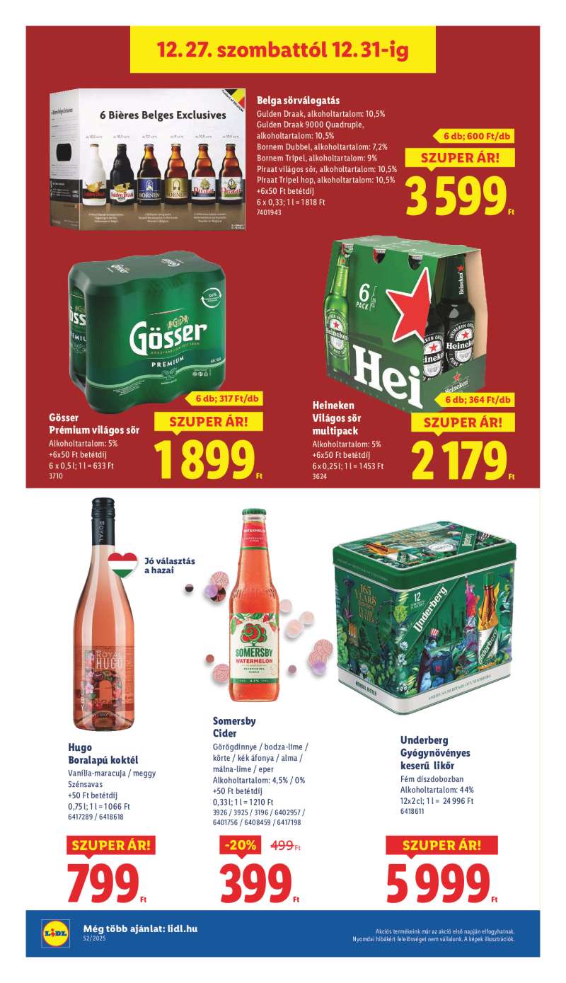 Lidl Érvényes 12.27-től 18 oldal