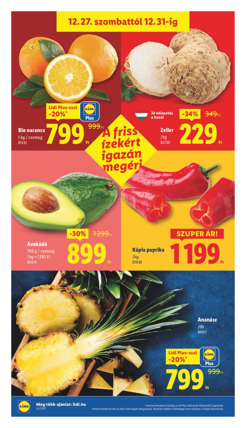 Lidl Érvényes 12.27-től 2 oldal