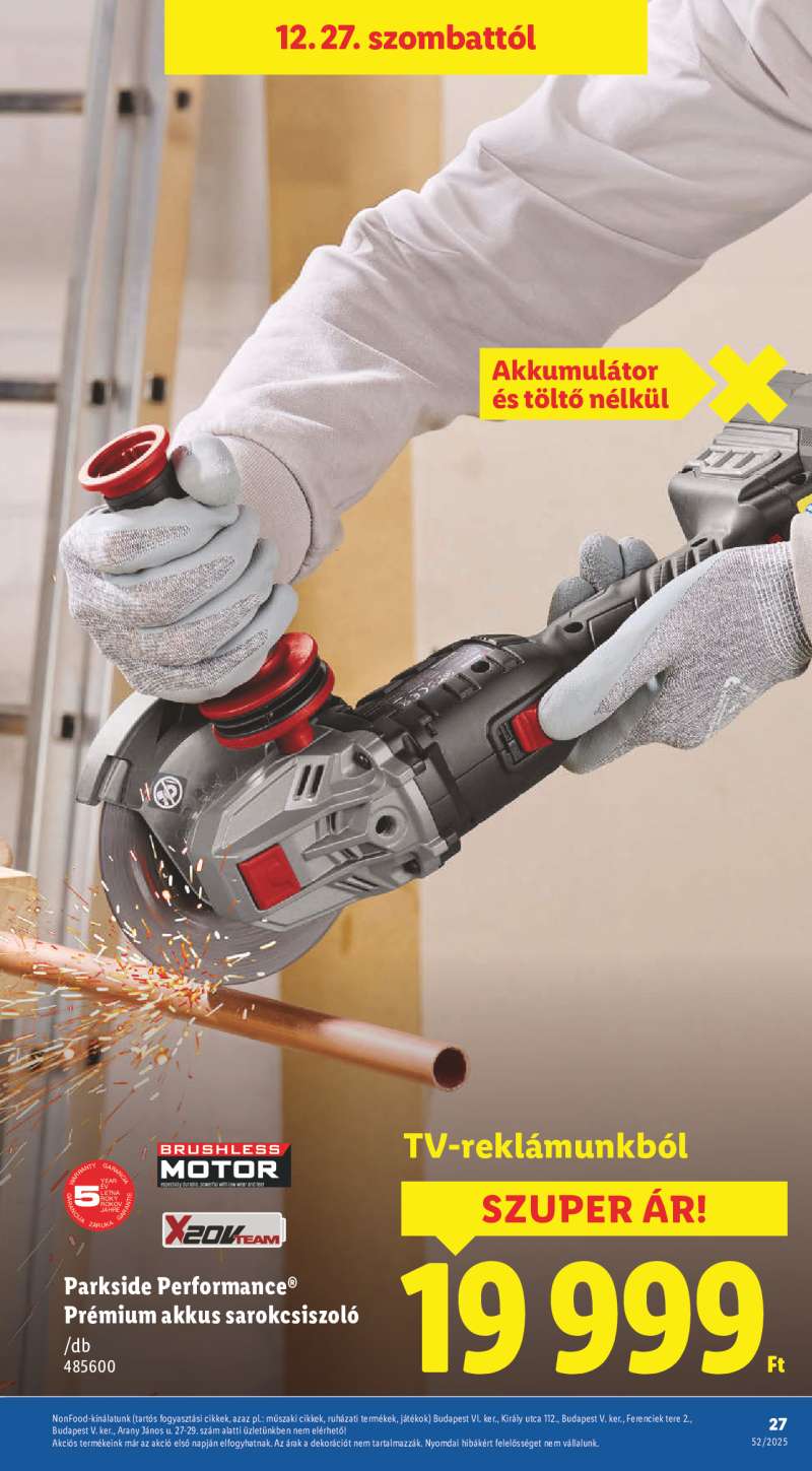 Lidl Érvényes 12.27-től 27 oldal