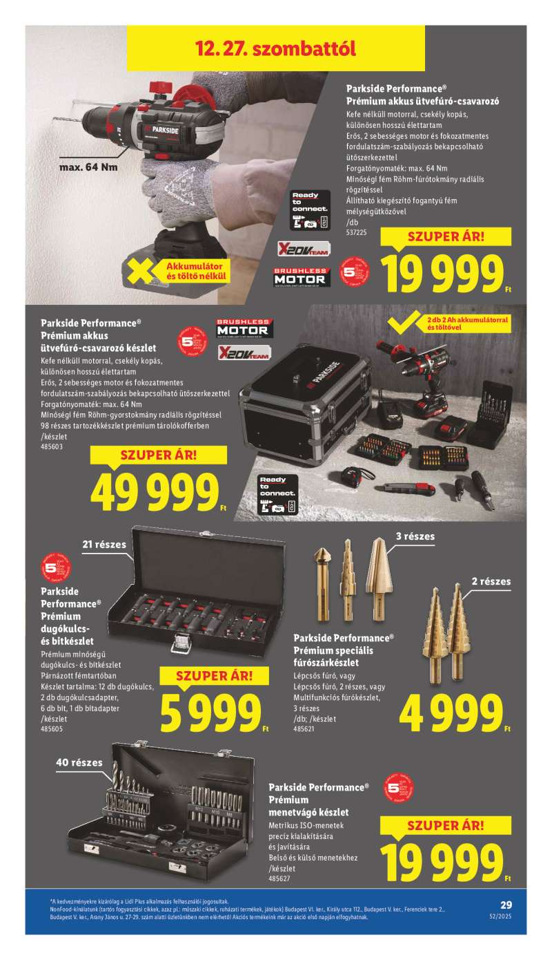 Lidl Érvényes 12.27-től 29 oldal
