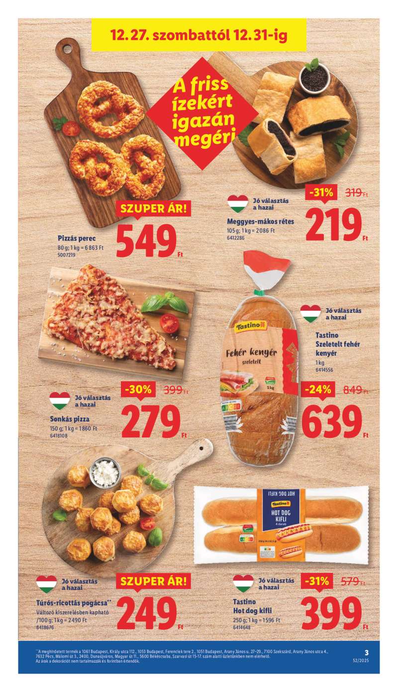 Lidl Érvényes 12.27-től 3 oldal