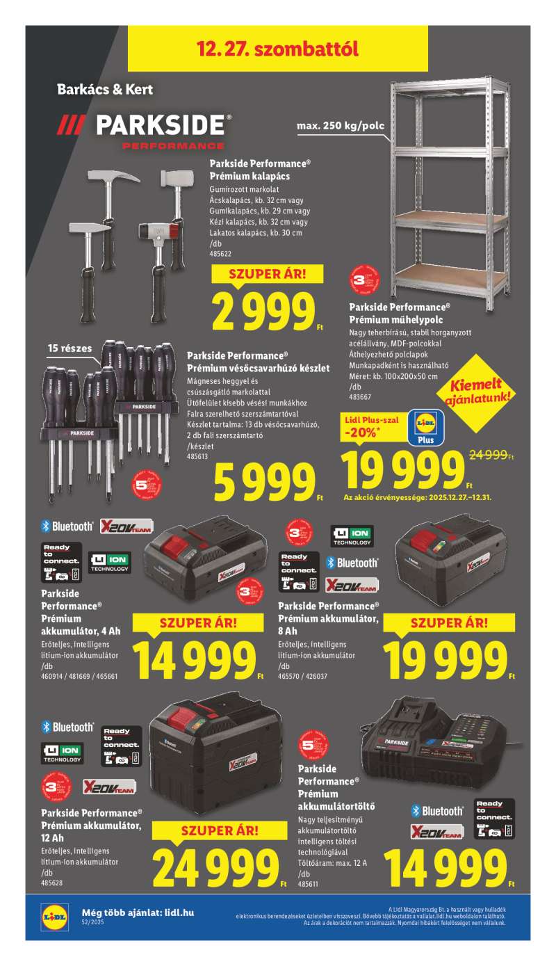 Lidl Érvényes 12.27-től 32 oldal