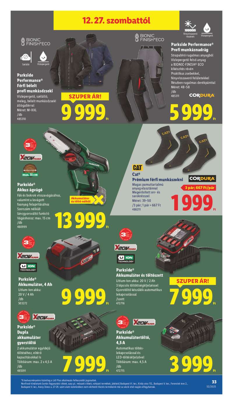 Lidl Érvényes 12.27-től 33 oldal