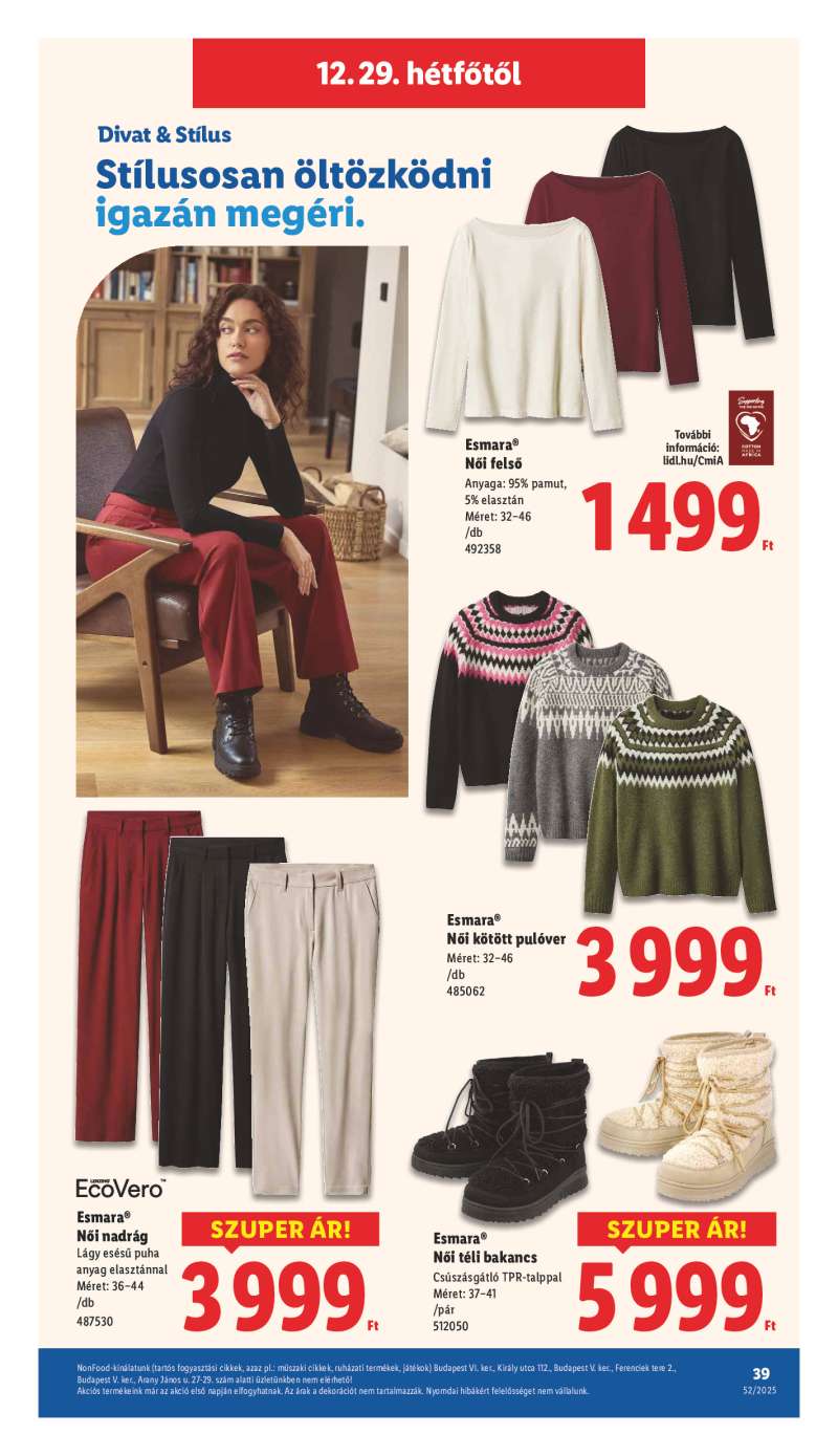 Lidl Érvényes 12.27-től 39 oldal