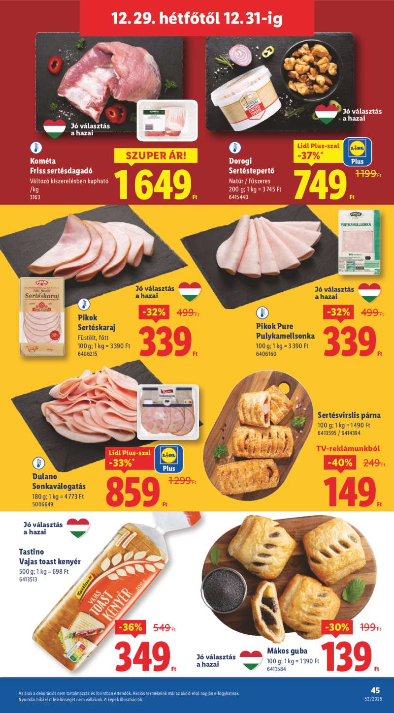 Lidl Érvényes 12.27-től 45 oldal