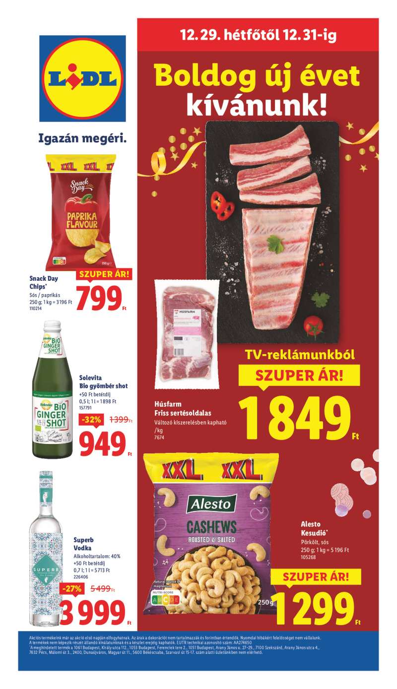 Lidl Érvényes 12.27-től 48 oldal