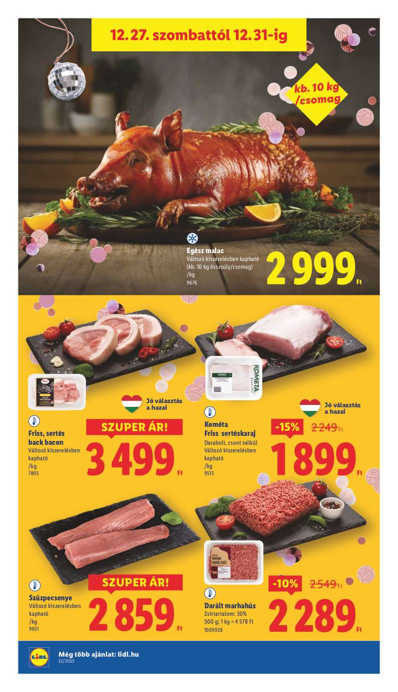 Lidl Érvényes 12.27-től 6 oldal