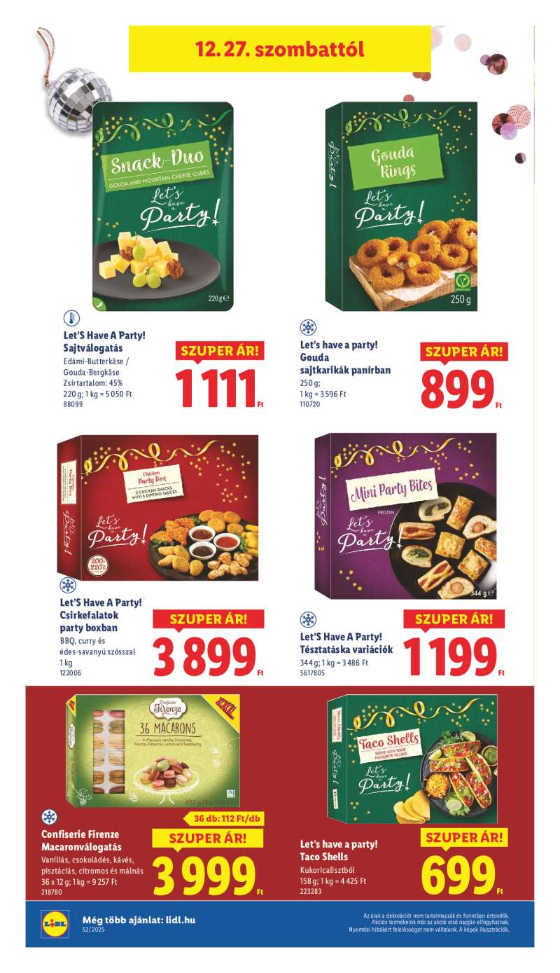 Lidl Érvényes 12.27-től 8 oldal