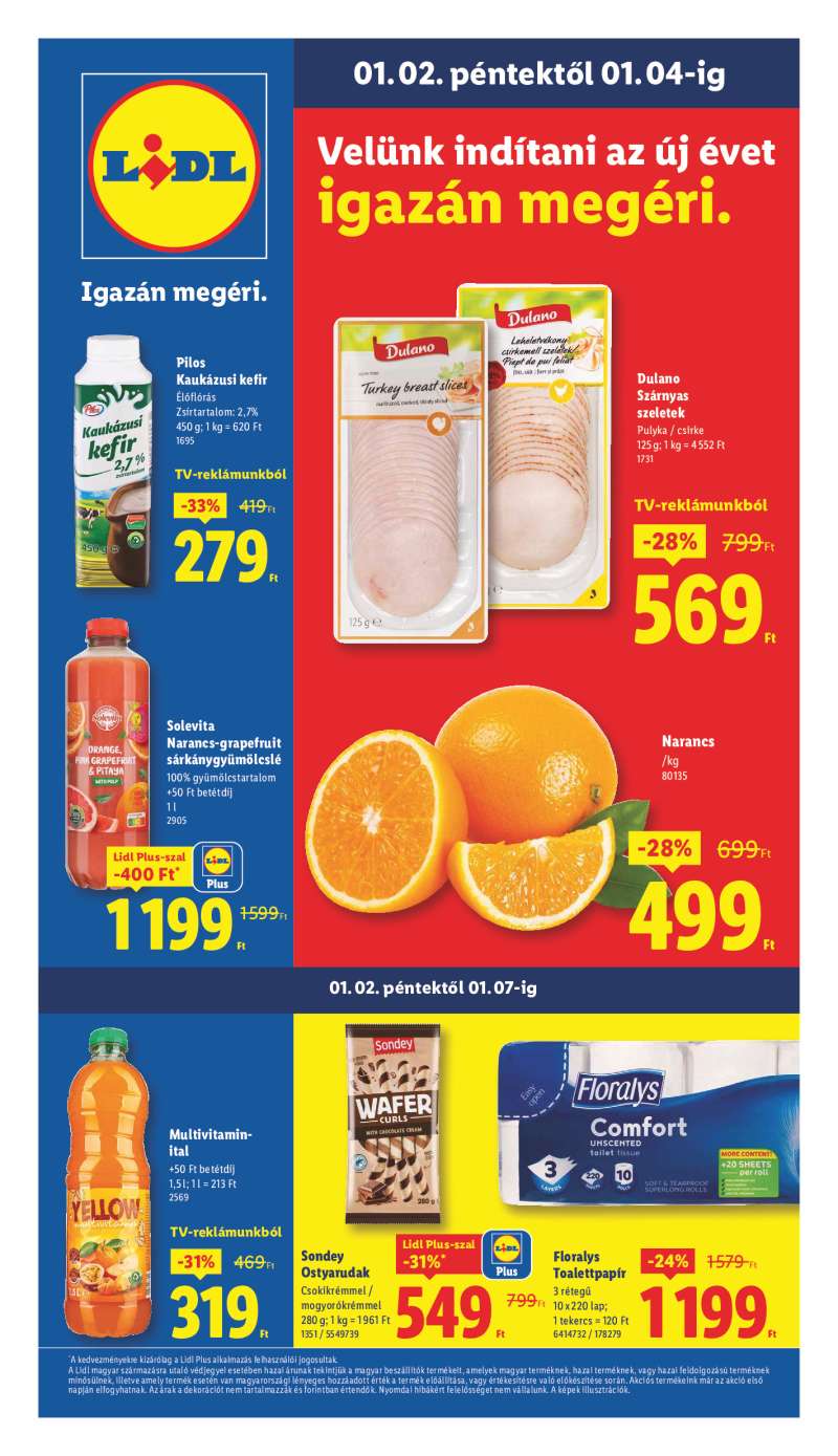 Lidl Érvényes 01.02-től 1 oldal