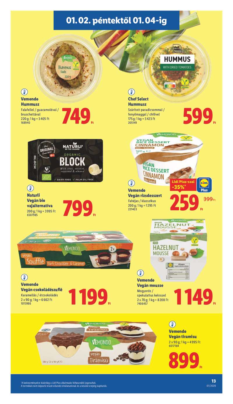 Lidl Érvényes 01.02-től 13 oldal