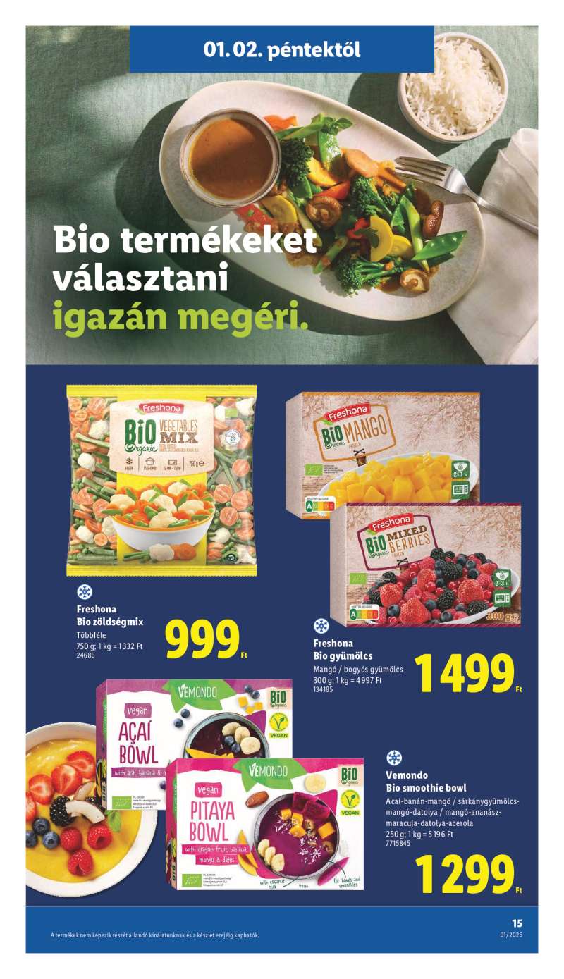 Lidl Érvényes 01.02-től 15 oldal