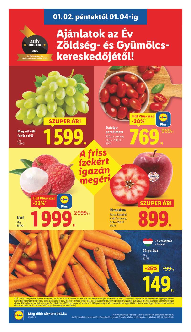 Lidl Érvényes 01.02-től 2 oldal
