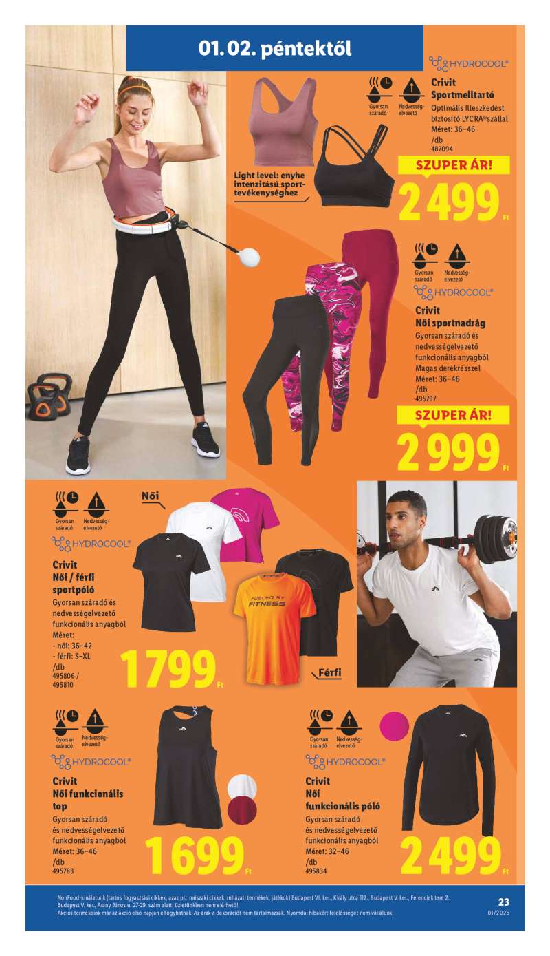 Lidl Érvényes 01.02-től 23 oldal
