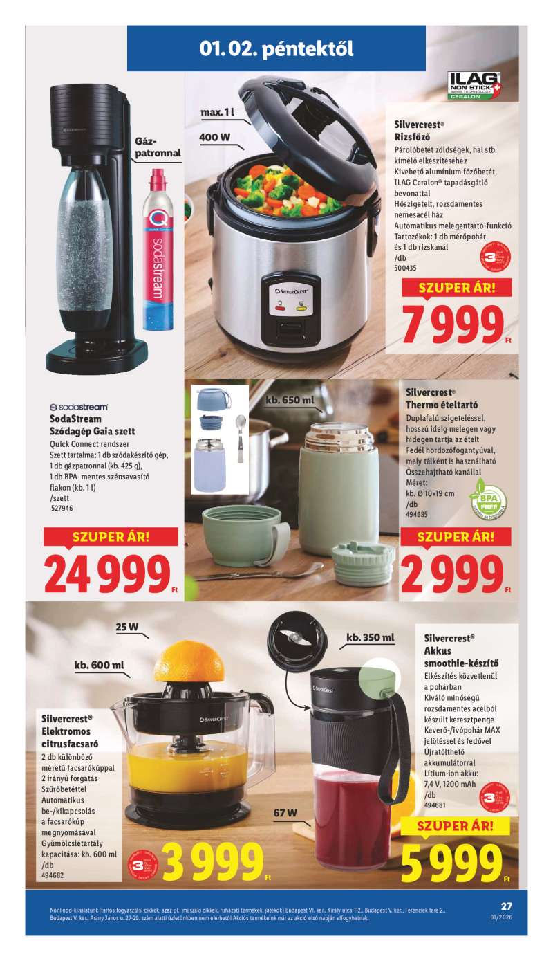 Lidl Érvényes 01.02-től 27 oldal