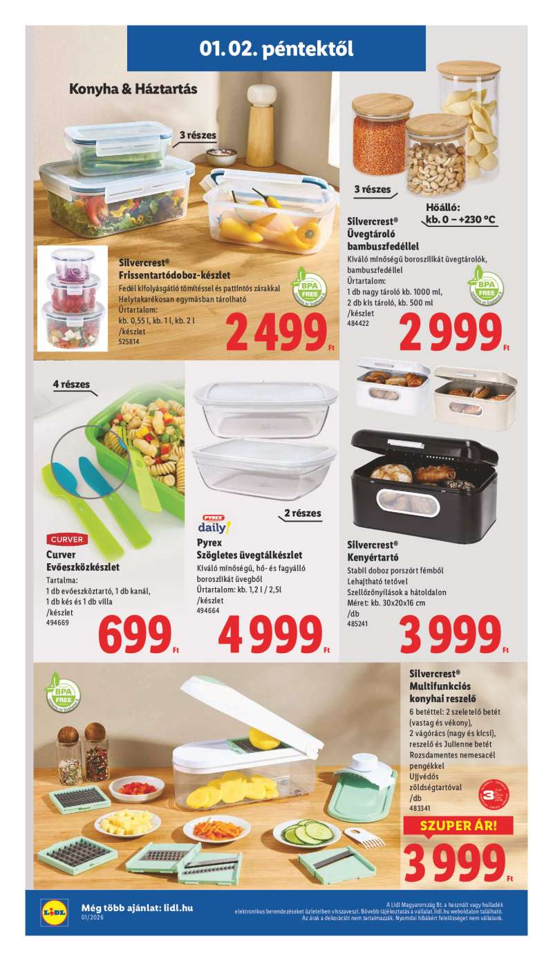 Lidl Érvényes 01.02-től 28 oldal