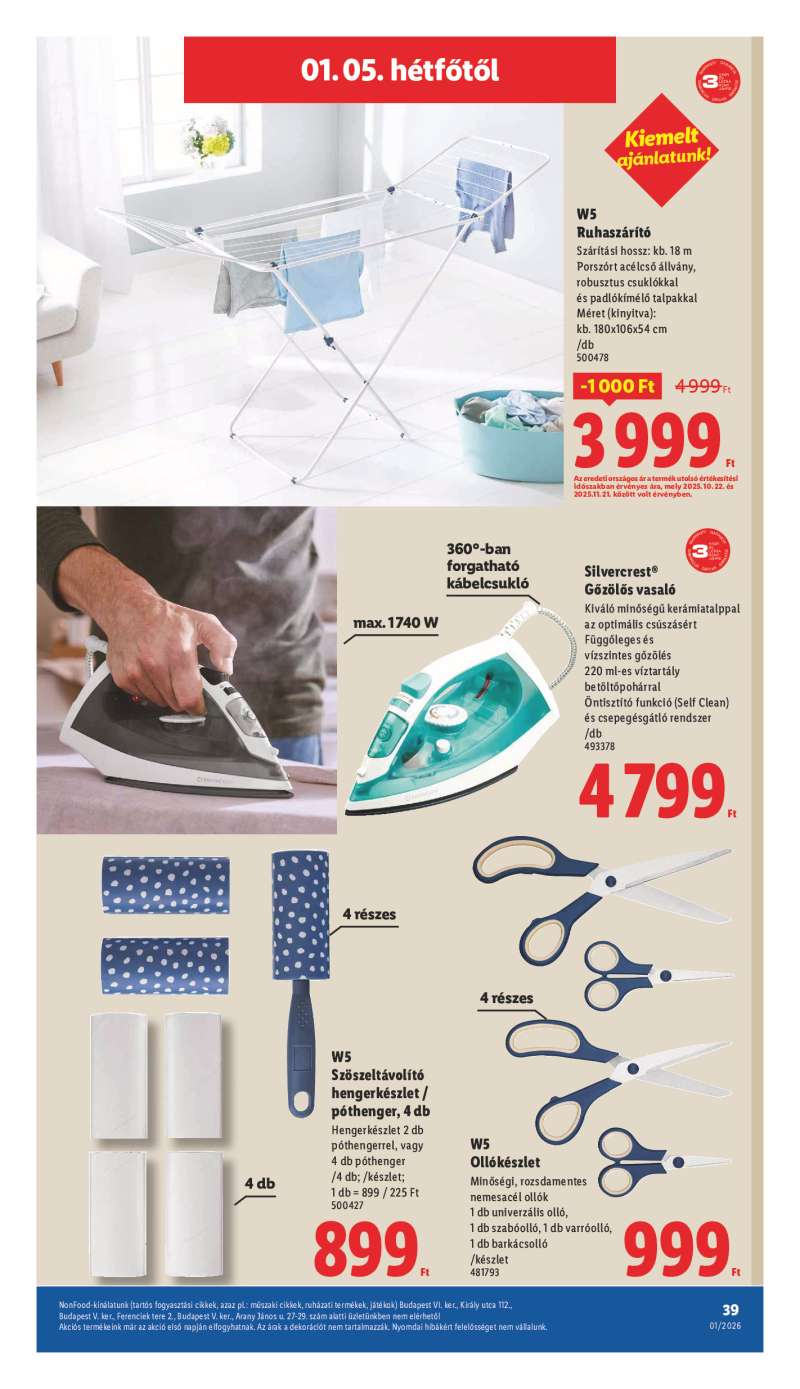 Lidl Érvényes 01.02-től 39 oldal
