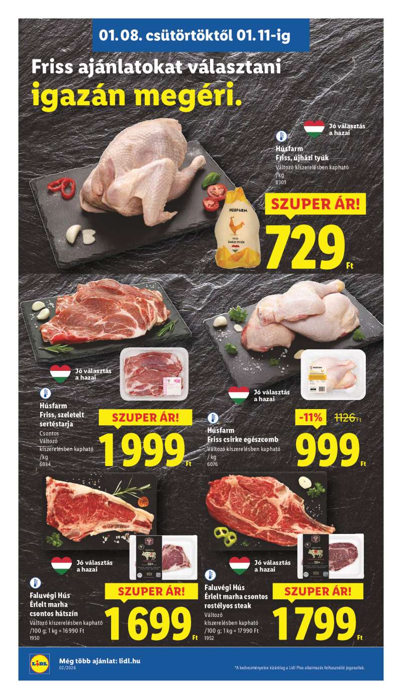 Lidl Érvényes 01.08-tól 10 oldal