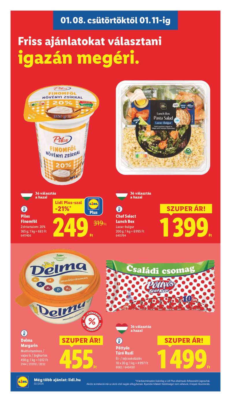 Lidl Érvényes 01.08-tól 12 oldal