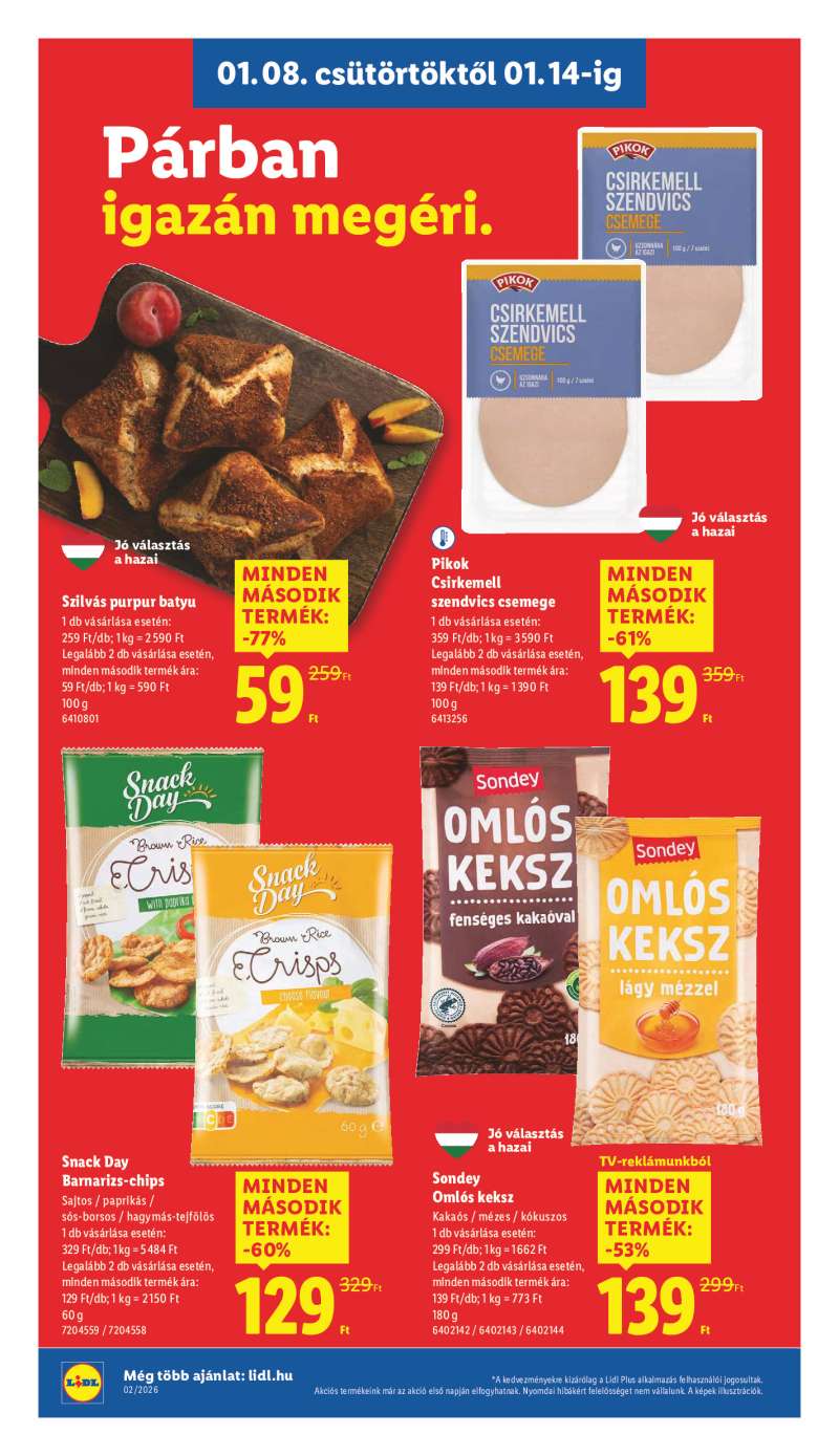 Lidl Érvényes 01.08-tól 14 oldal