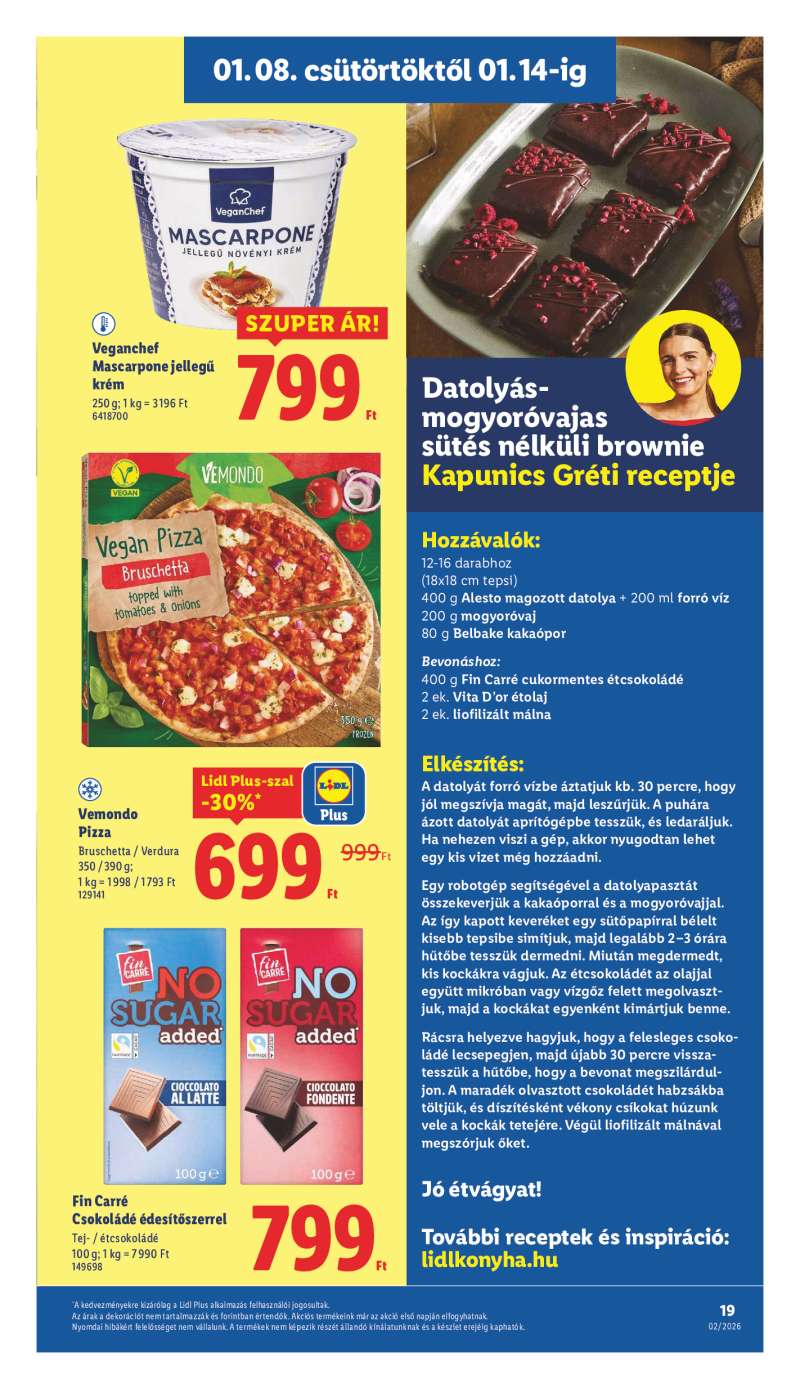 Lidl Érvényes 01.08-tól 19 oldal