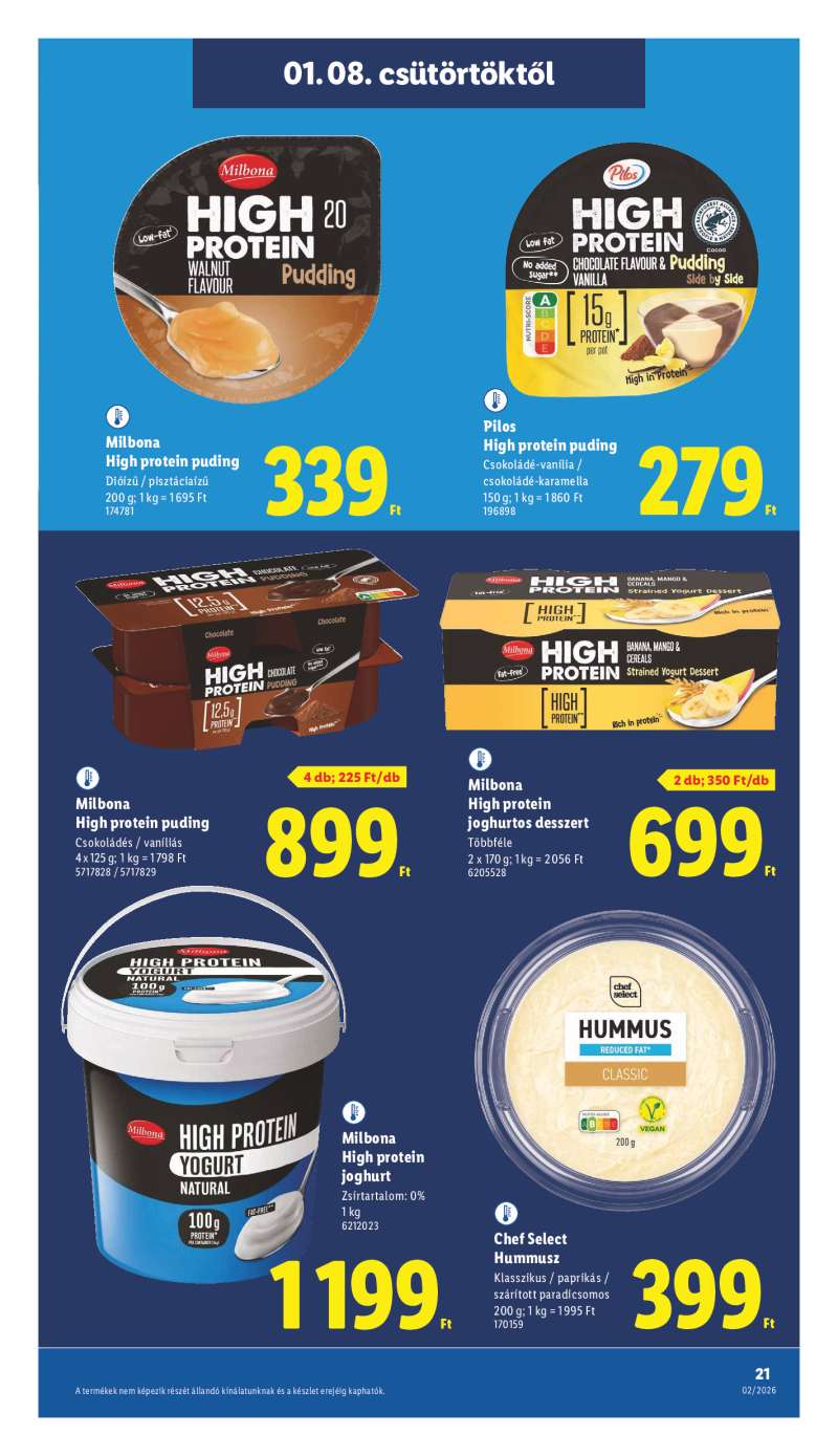 Lidl Érvényes 01.08-tól 21 oldal