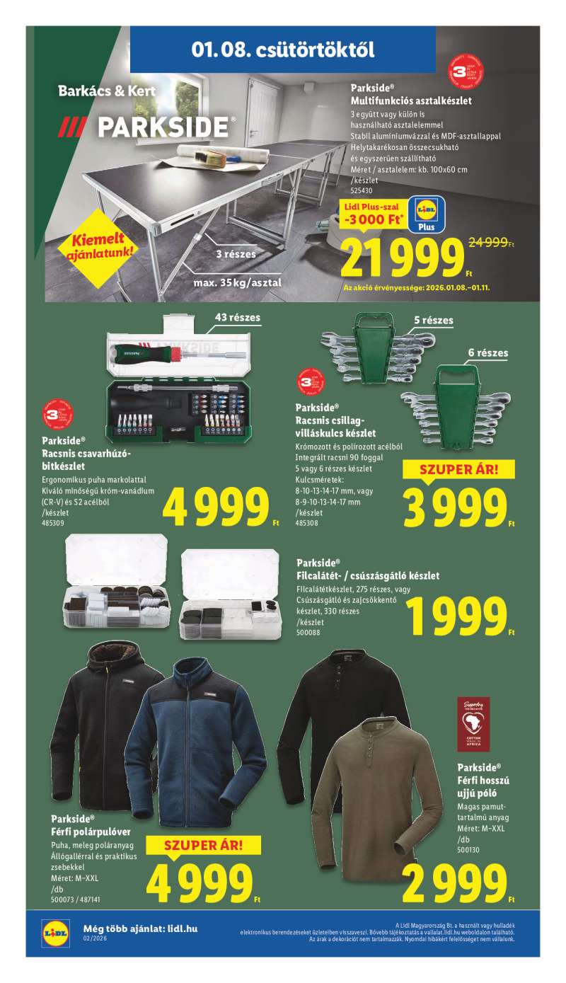 Lidl Érvényes 01.08-tól 28 oldal