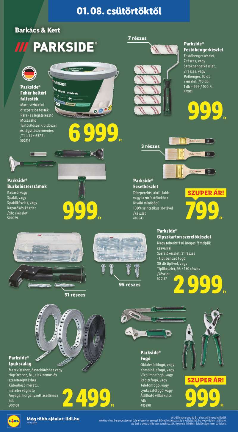 Lidl Érvényes 01.08-tól 30 oldal