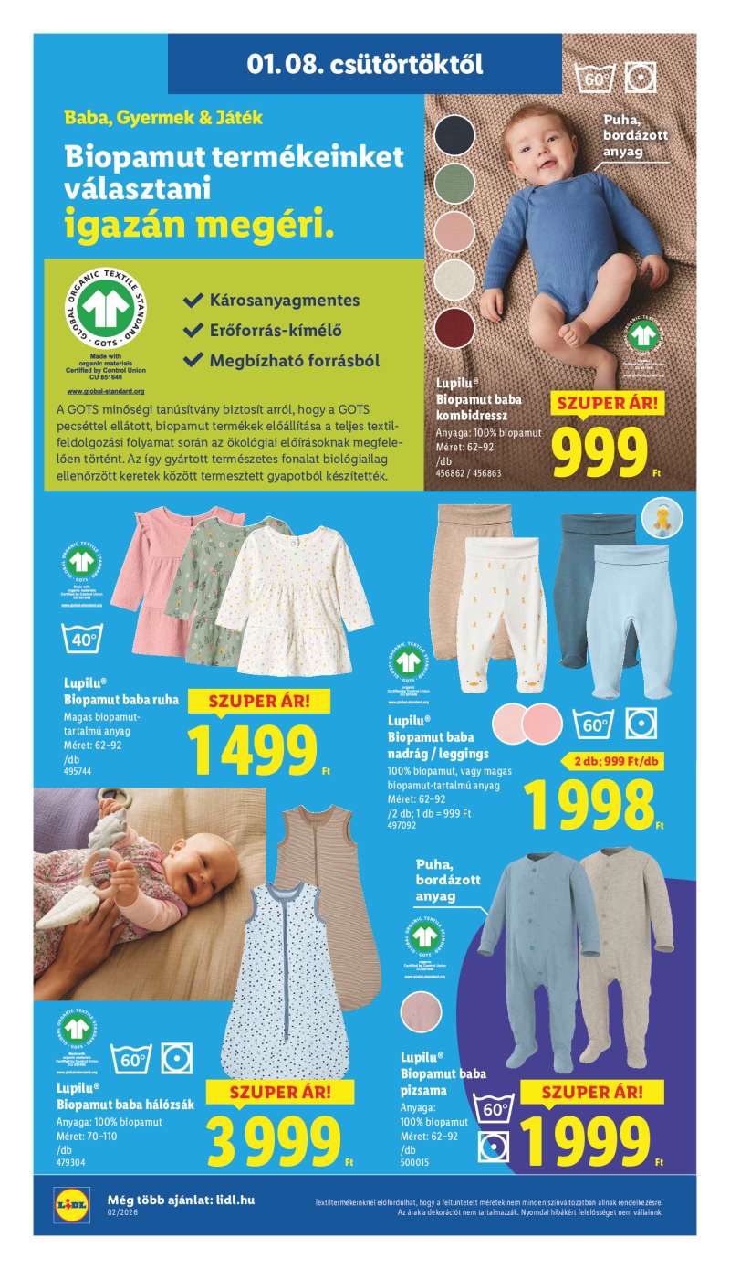 Lidl Érvényes 01.08-tól 32 oldal