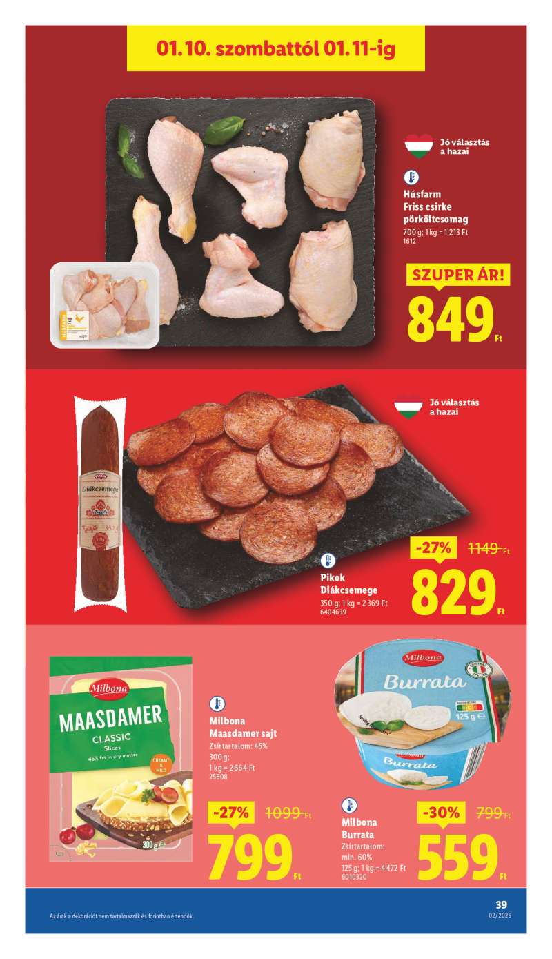 Lidl Érvényes 01.08-tól 39 oldal