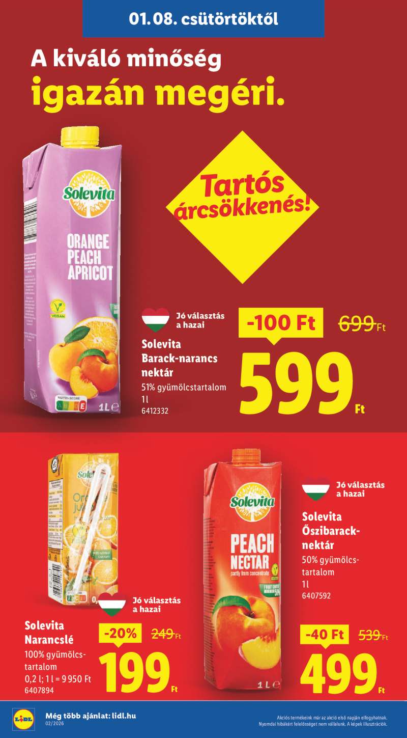 Lidl Érvényes 01.08-tól 4 oldal